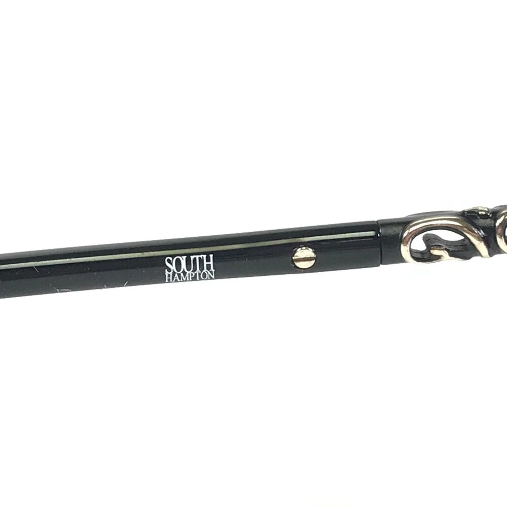 South Hampton SH9002 BK Eyeglasses Frames Black Round Cat Eye Full Rim 52-16-135